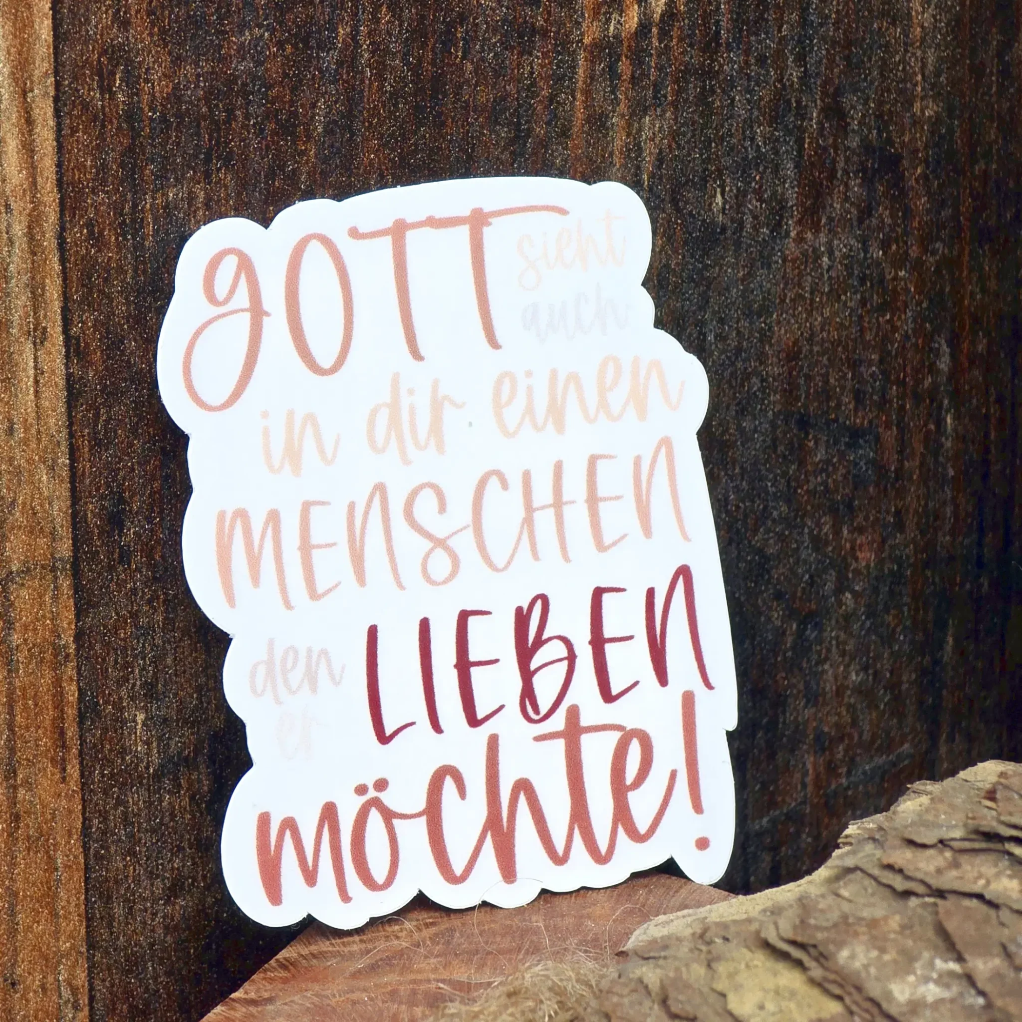 Sticker - Gott sieht auch in dir einen Menschen, den er lieben möchte 9.jpg
