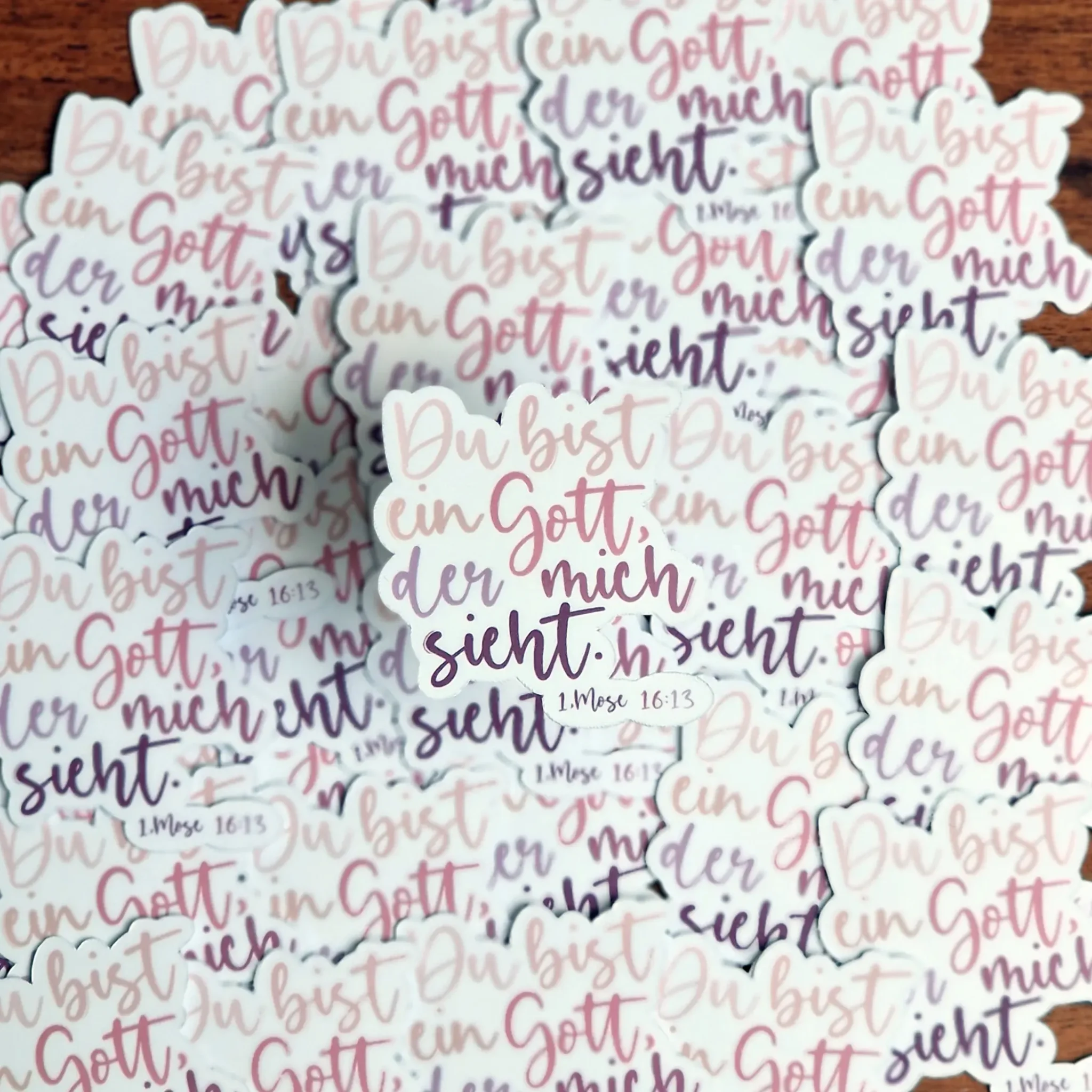 Sticker - Du bist ein Gott der mich sieht 3.jpg