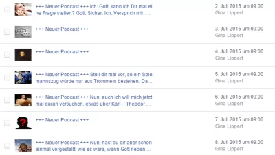 Geplante Podcast