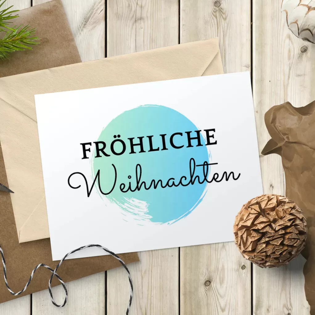Weihnachtskarte - Fröhliche Weihnachten (7)