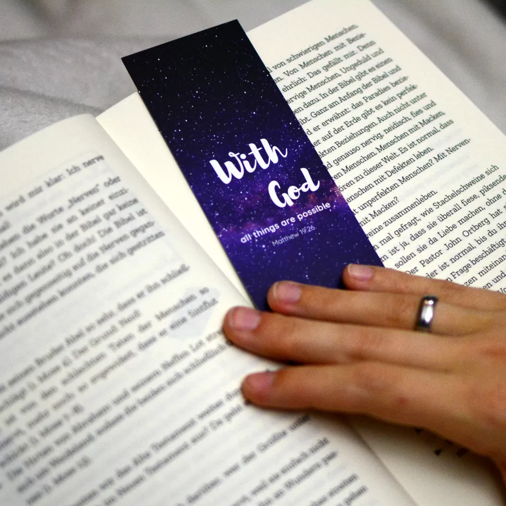 Lesezeichen - with god (4)