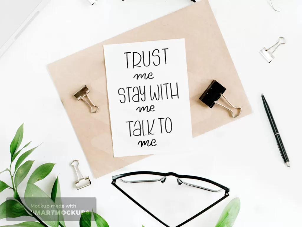 Postkarte - Marie - Trust, Stay, Talk (5)