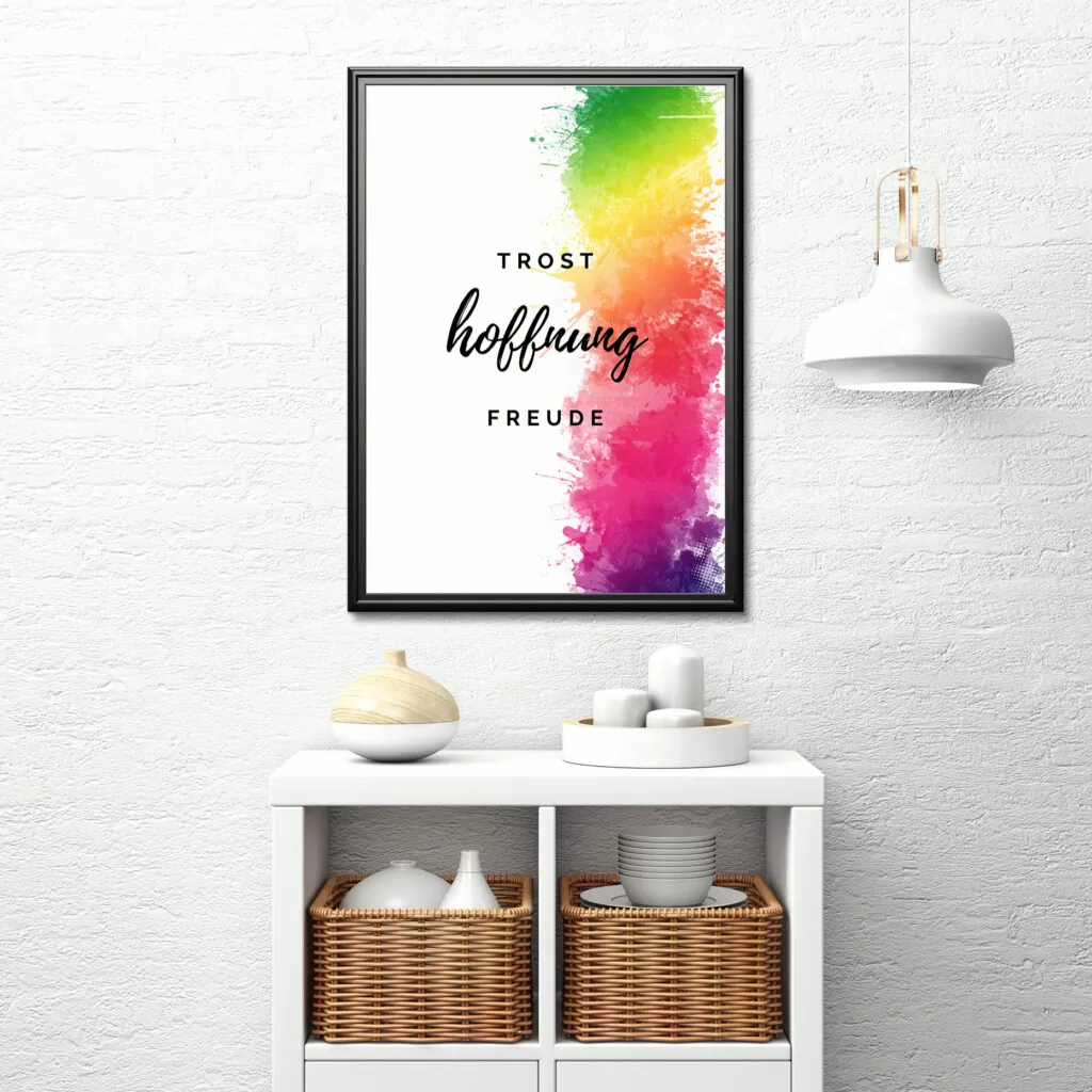 Poster - Trost, Hoffnung, Freude (2)