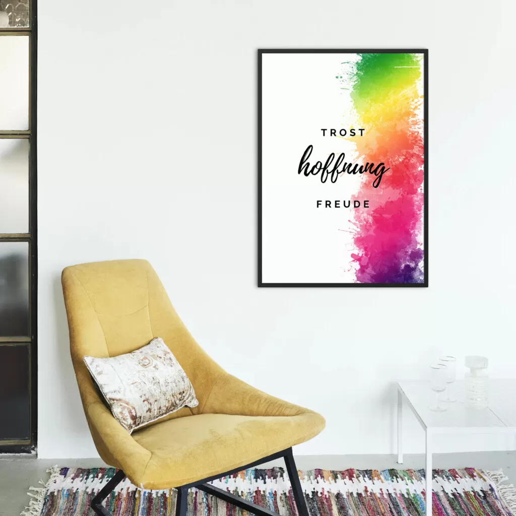 Poster - Trost, Hoffnung, Freude (3)