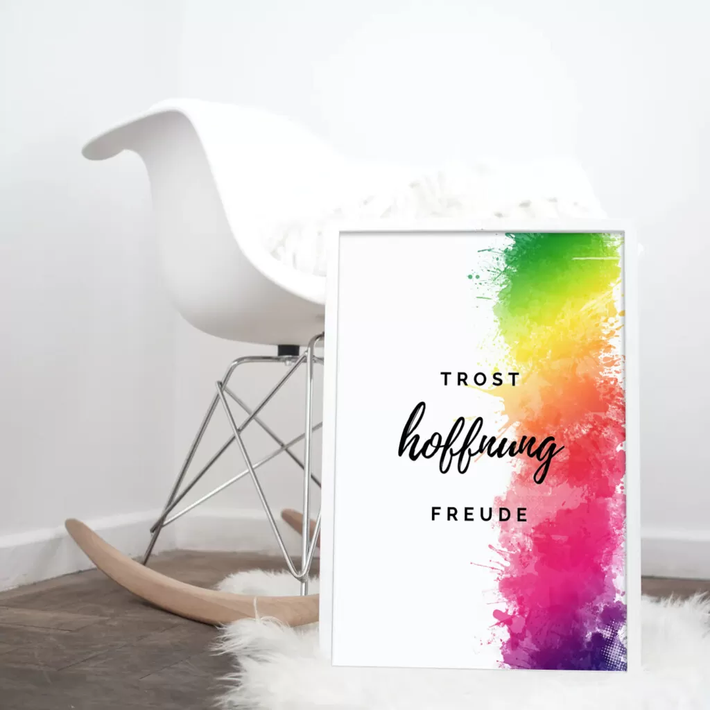 Poster - Trost, Hoffnung, Freude (4)