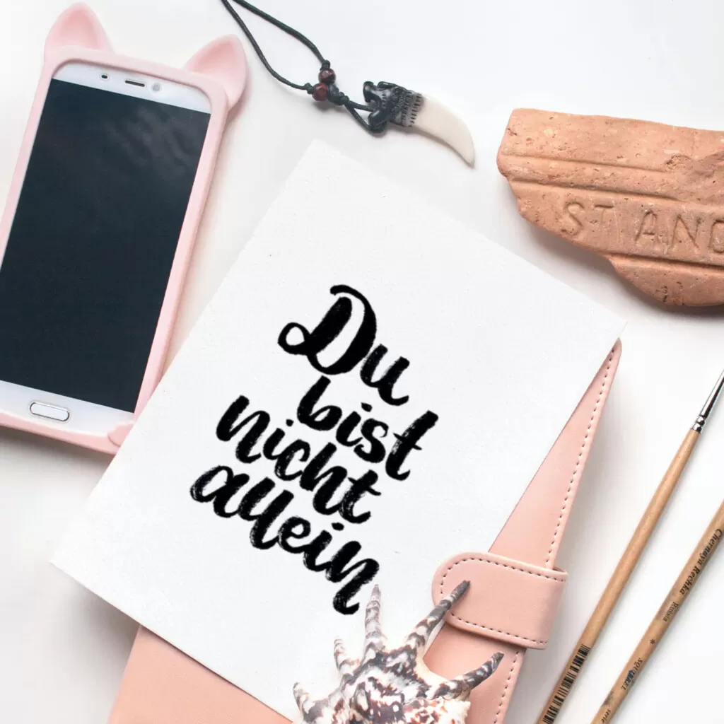 Postkarte - Marie - Du bist nicht allein (2)