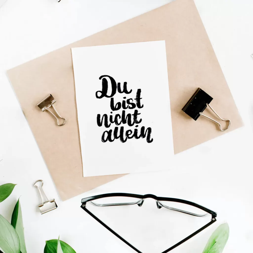 Postkarte - Marie - Du bist nicht allein (5)