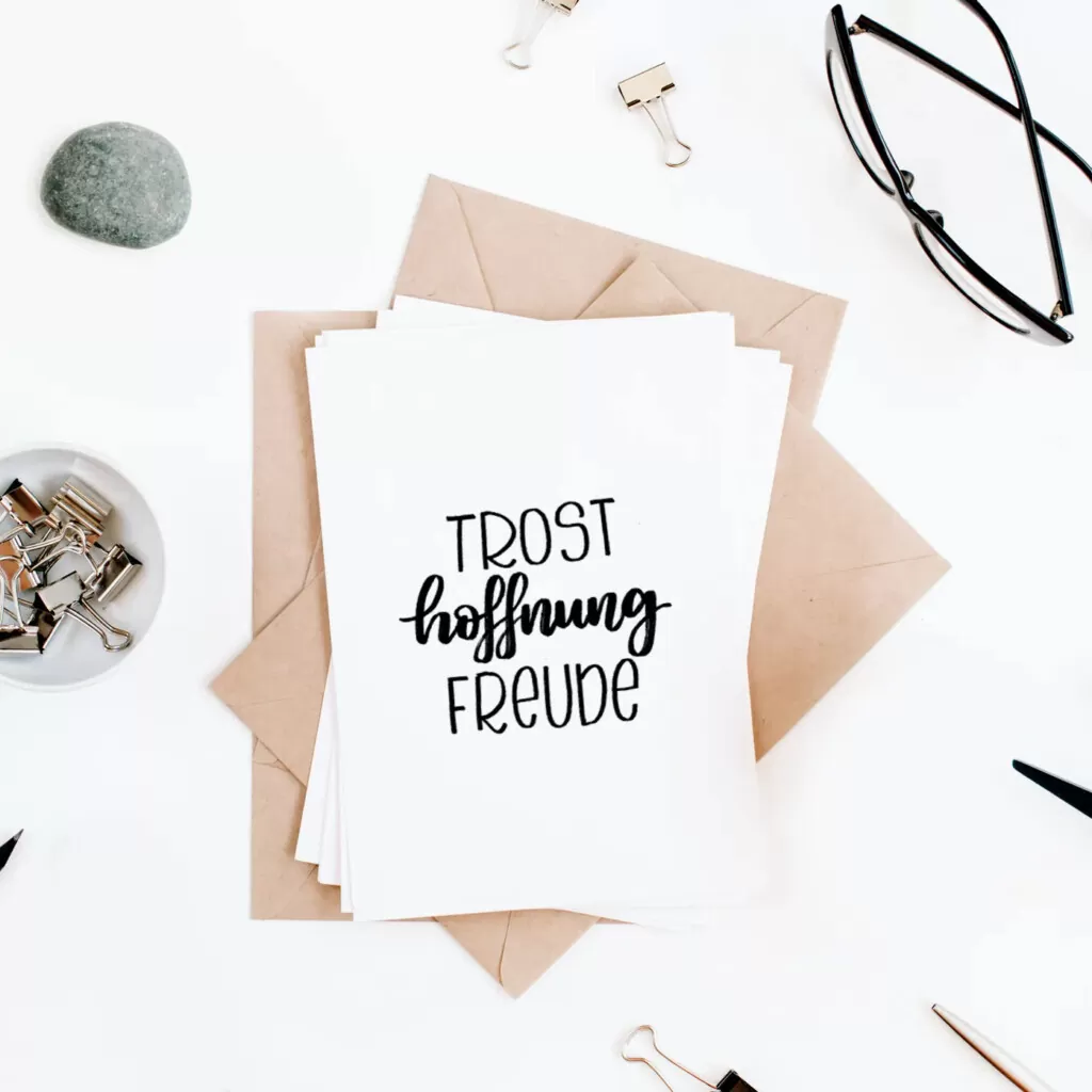 Postkarte - Marie - Trost, Hoffnung, Freude (3)