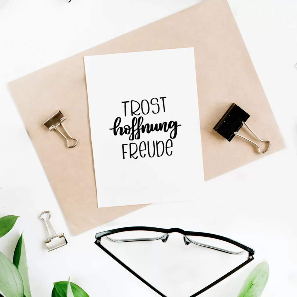 Postkarte - Marie - Trost, Hoffnung, Freude (4)
