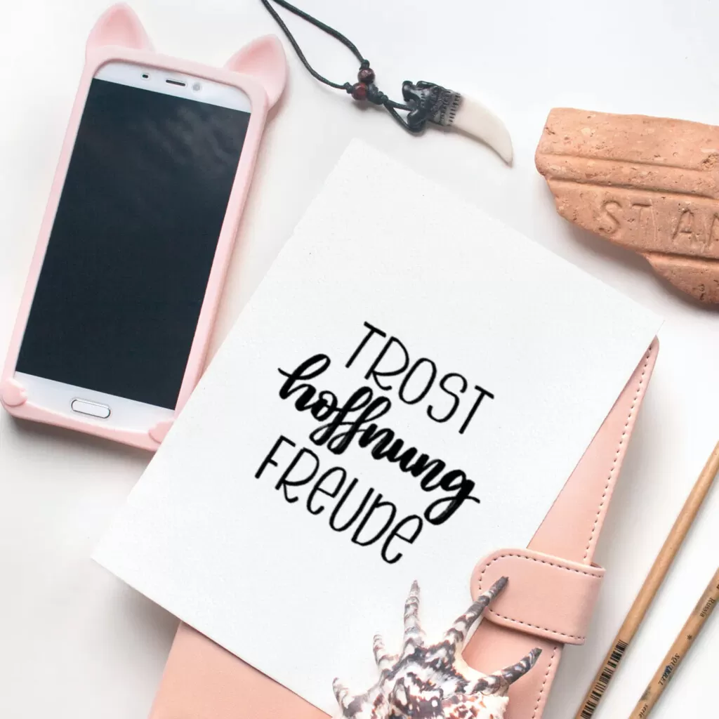 Postkarte - Marie - Trost, Hoffnung, Freude (5)