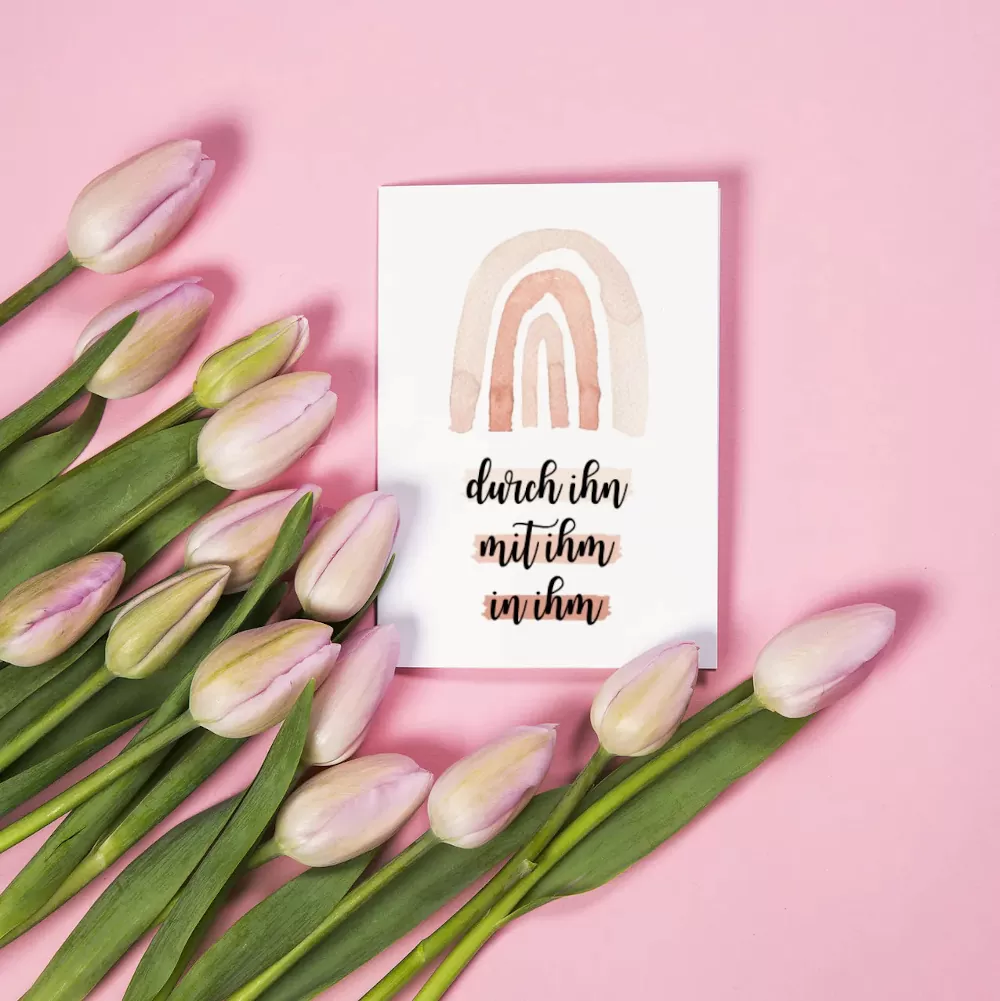 Postkarte - Durch ihn, mit ihm, in ihm (3)