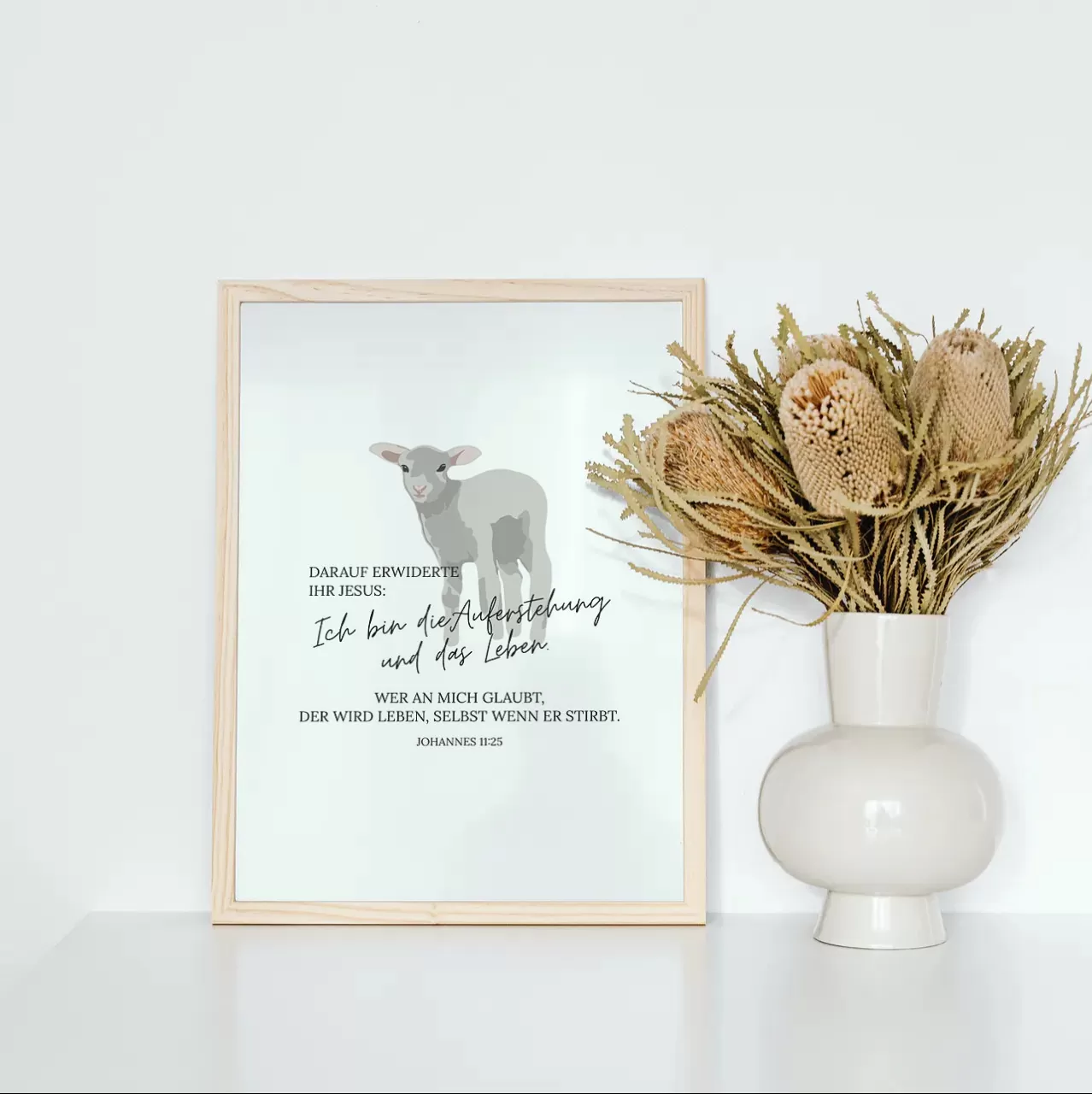 Poster - Johannes 11, 25 (4)