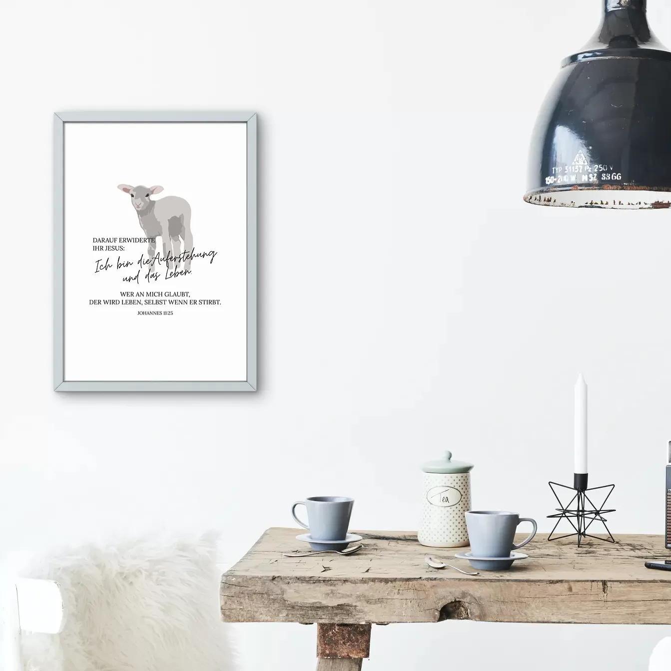 Poster - Johannes 11, 25 (5)