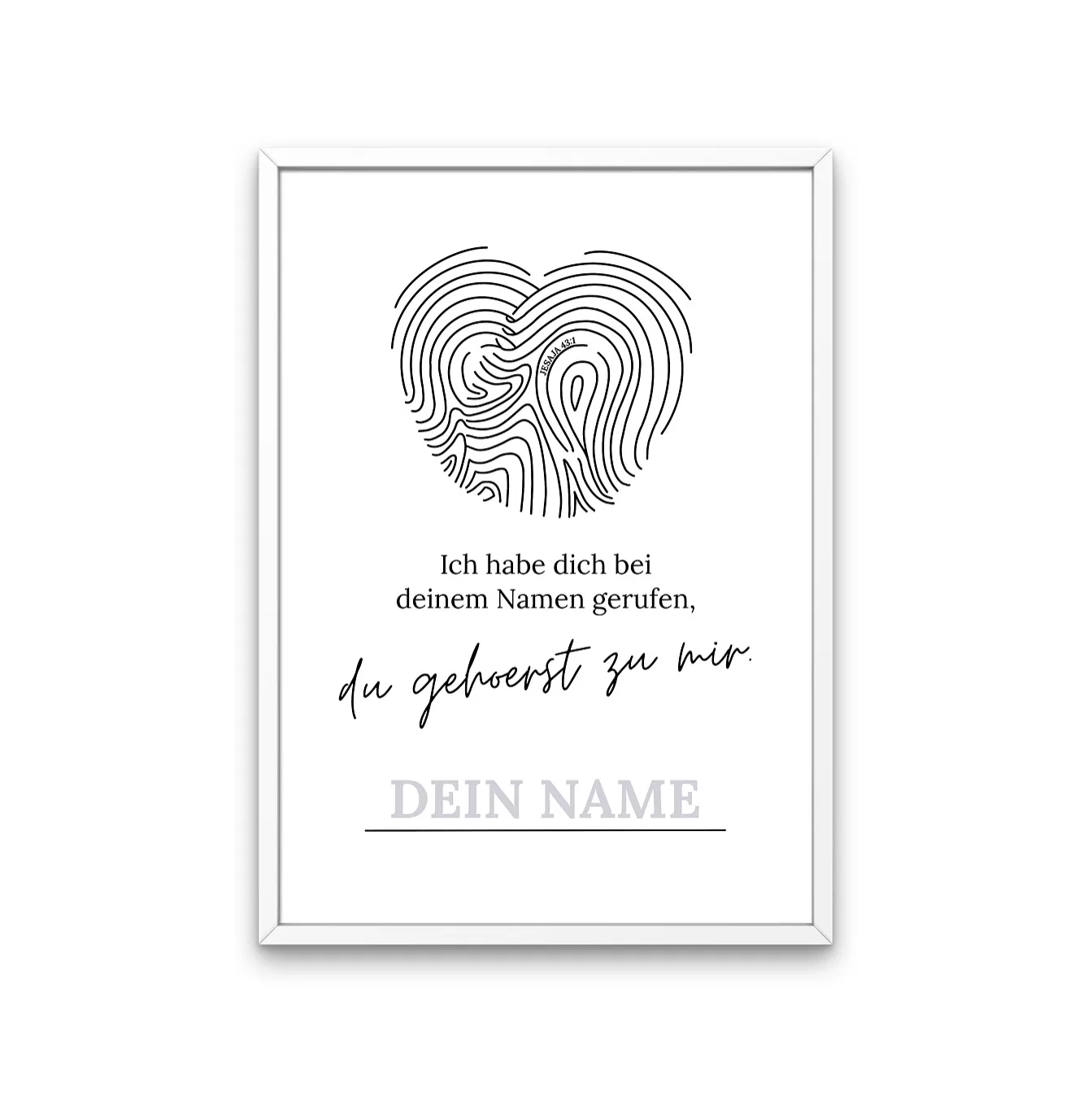 Poster - Bei deinem Namen gerufen (Individuell) (3)
