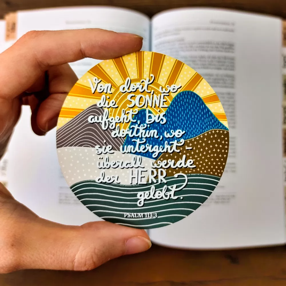 Sticker - Psalm 113, 3 (2)