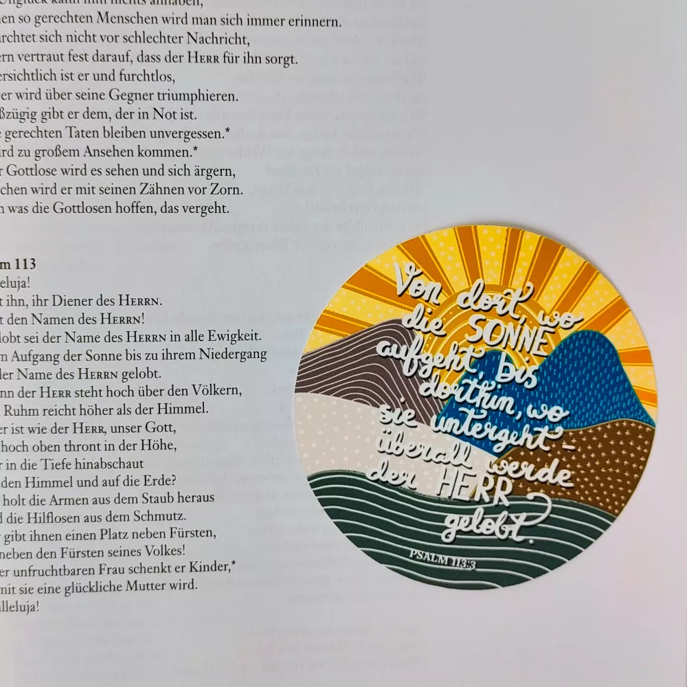 Sticker - Psalm 113, 3 (3)