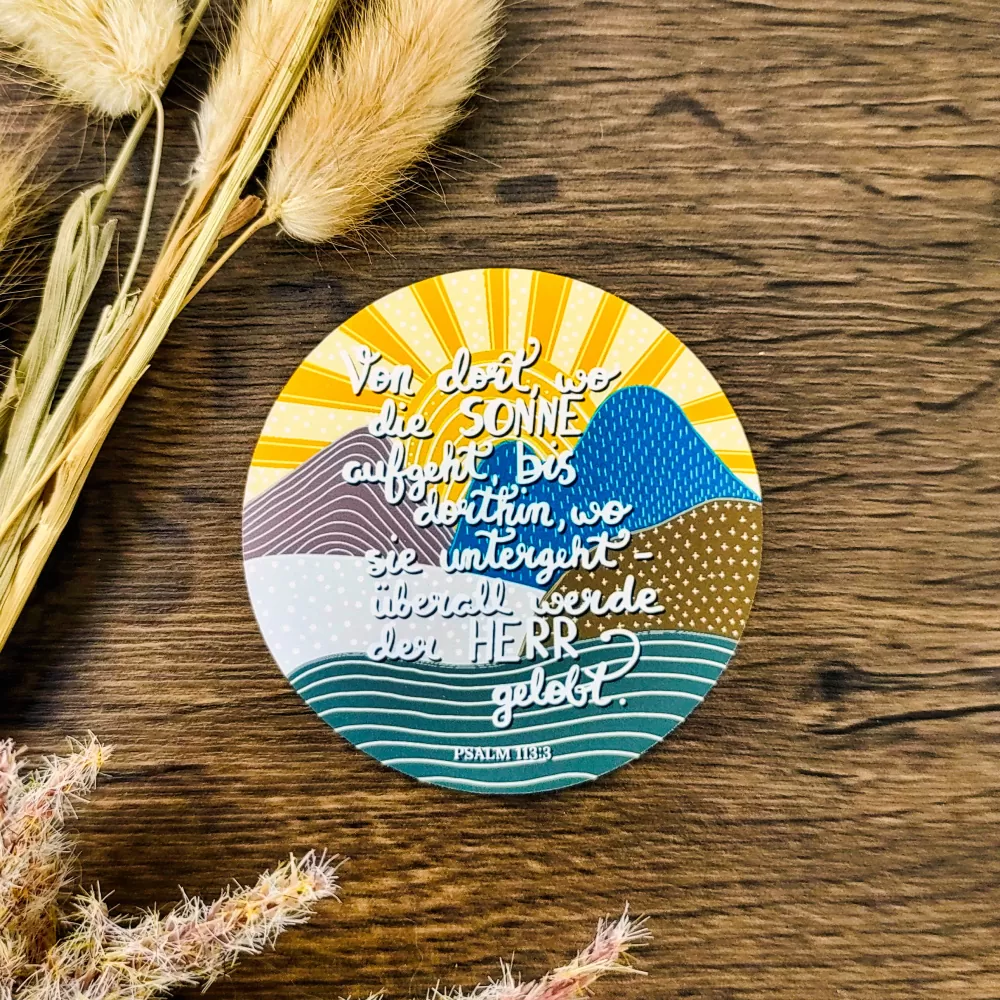 Sticker - Psalm 113, 3 (4)