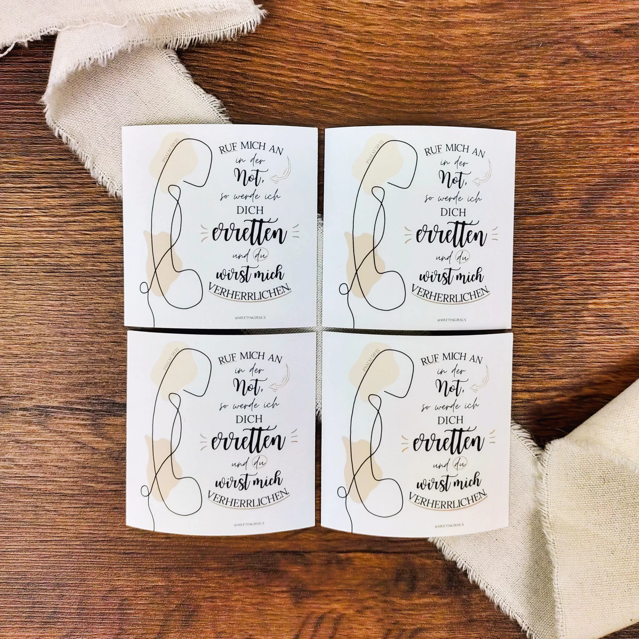 Sticker - Rufe mich an in der Not (11)