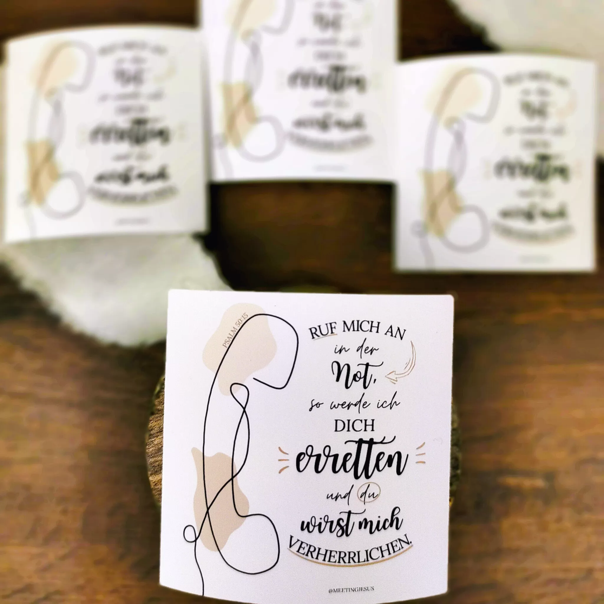 Sticker - Rufe mich an in der Not (9)