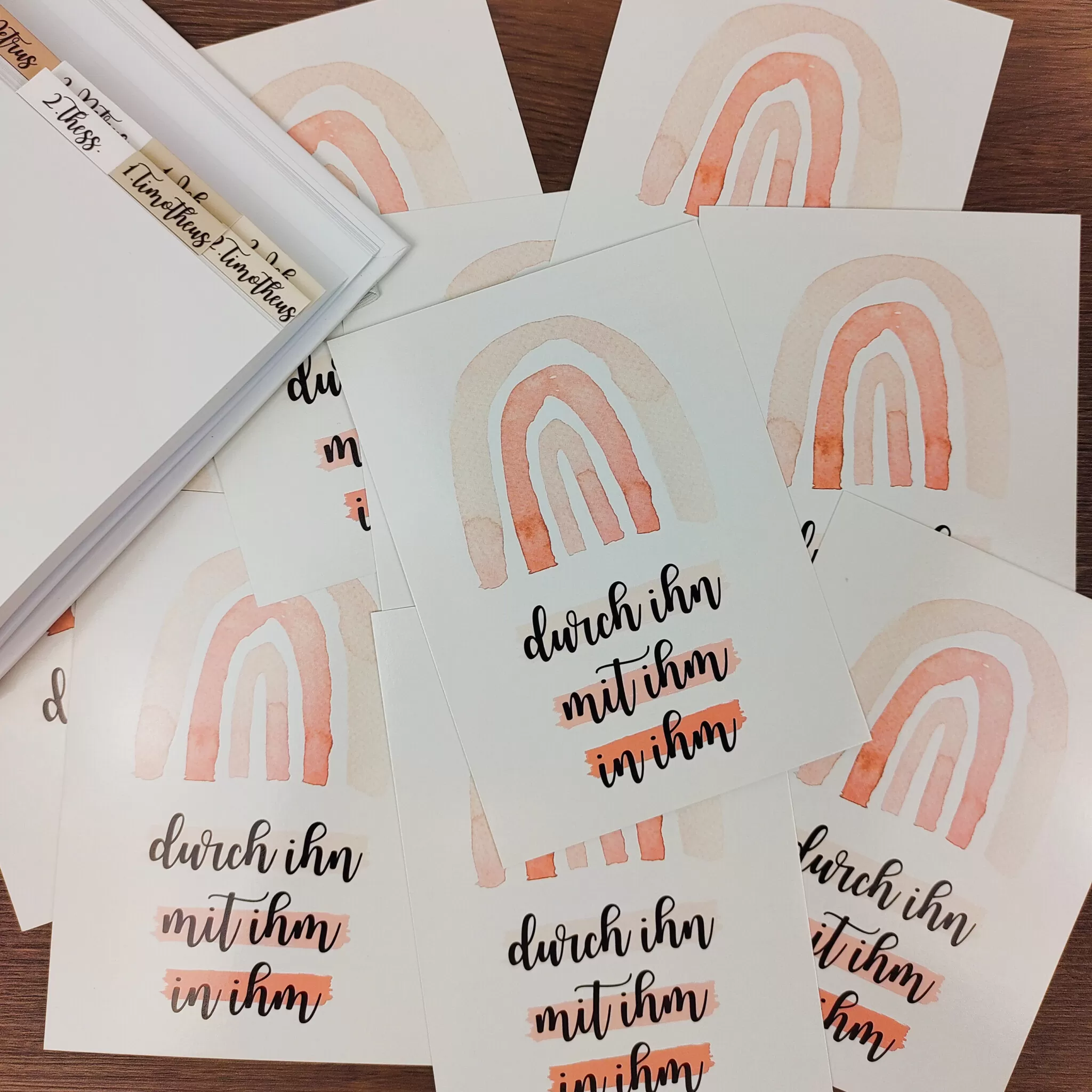 Postkarte - Durch ihn, mit ihm, in ihm (B-Ware) (1)