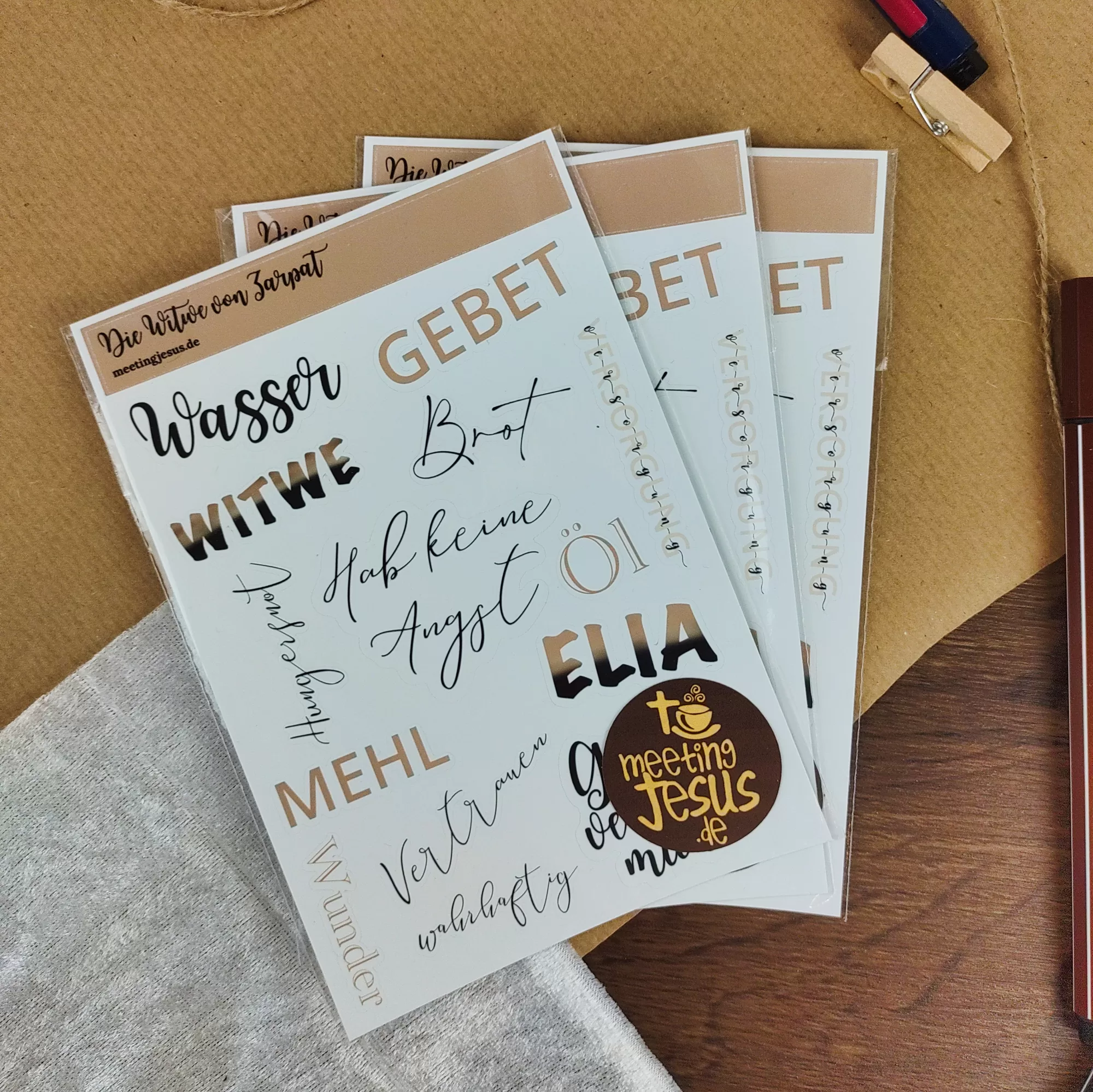 Set - Sticker - Die Witwe (5)