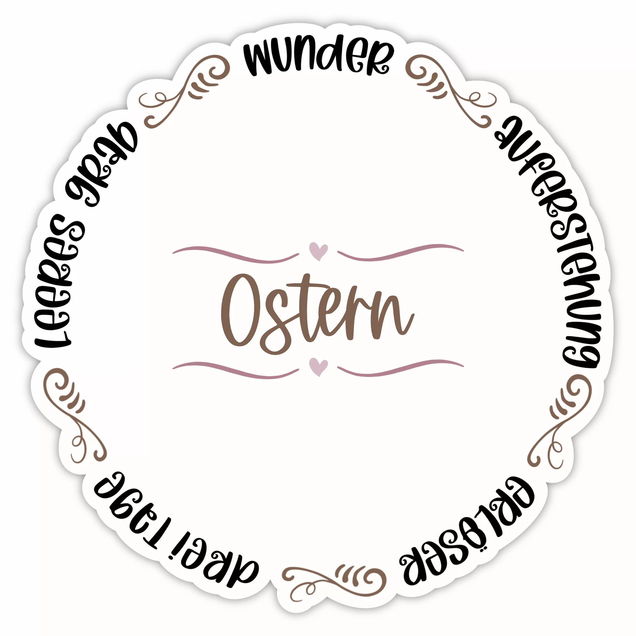Sticker - Ostern-Kreis