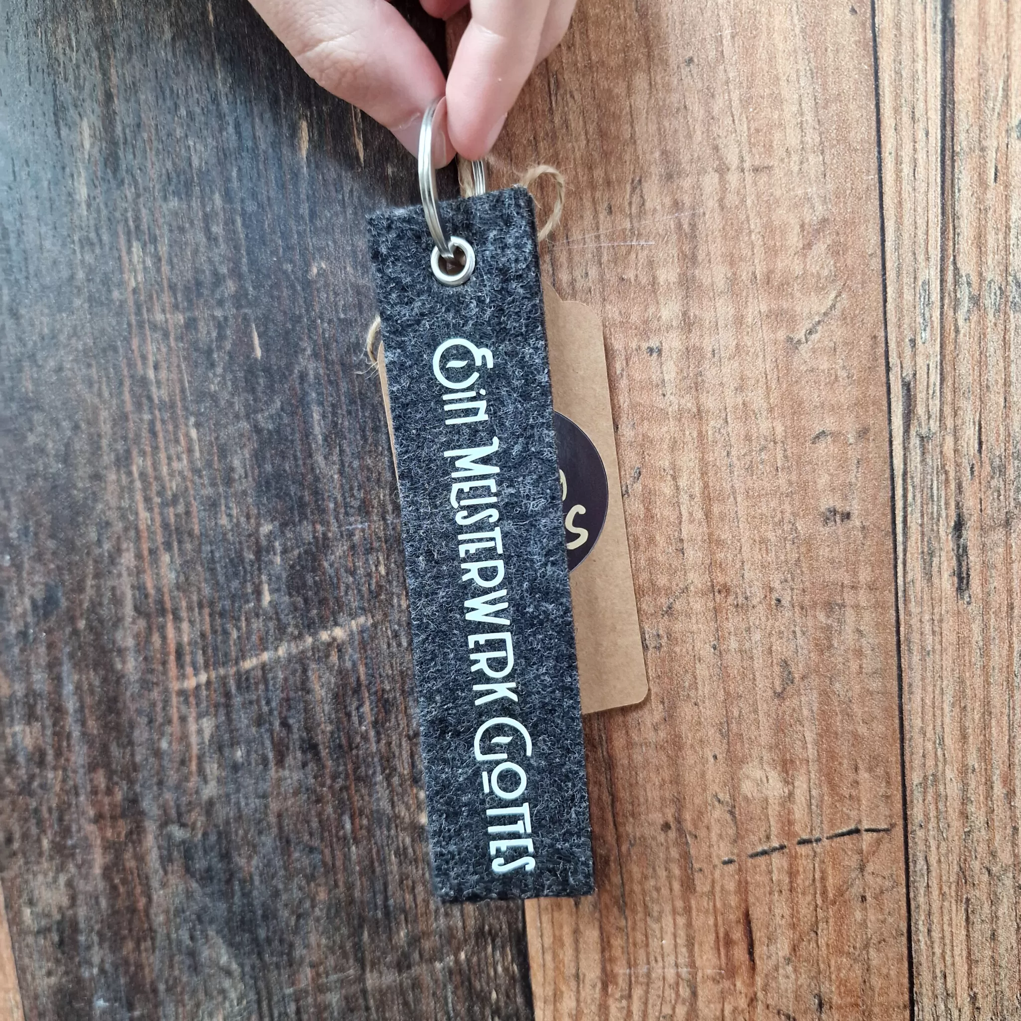 Schlüsselanhänger - Filz - Ein Meisterwerk Gottes 1