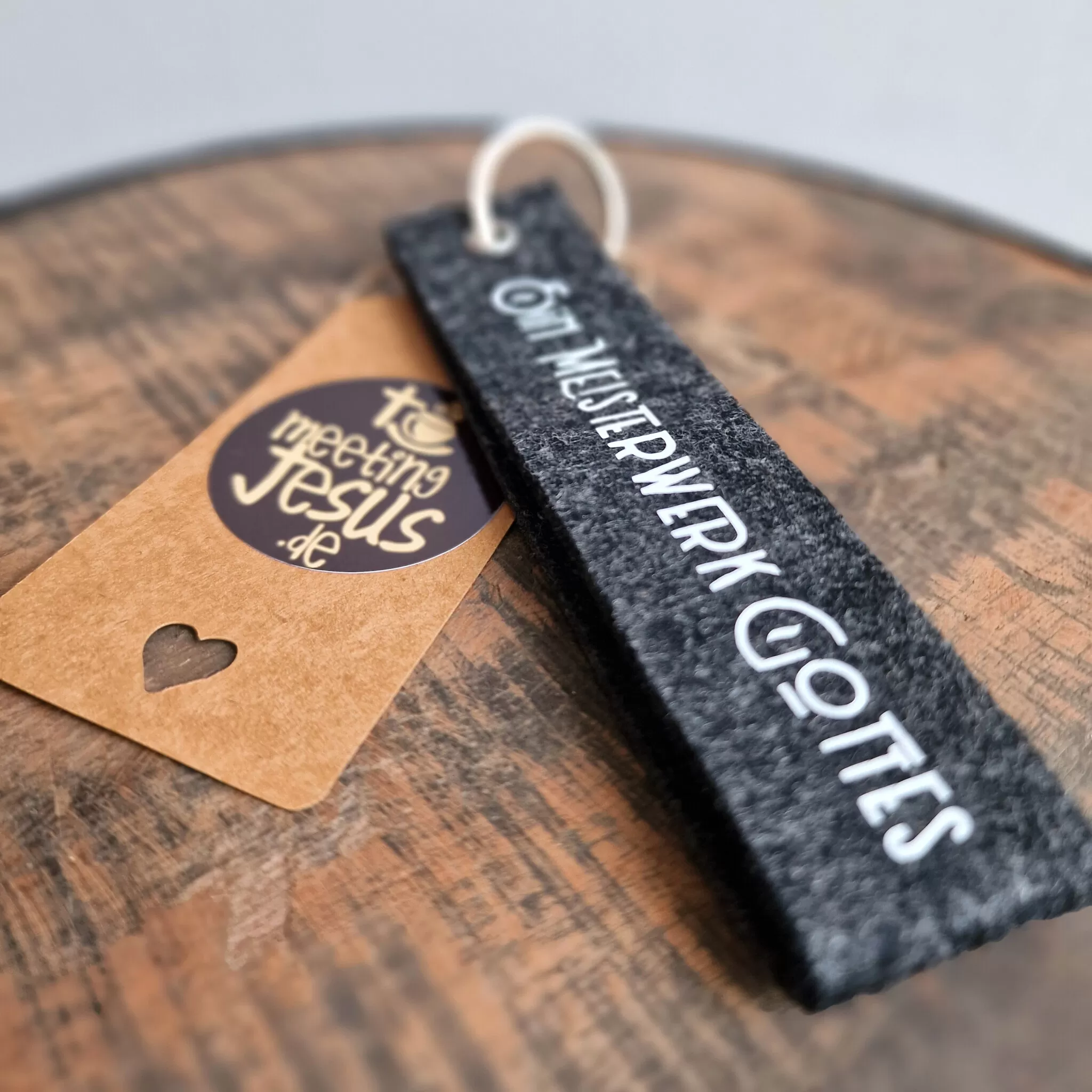 Schlüsselanhänger - Filz - Ein Meisterwerk Gottes 8